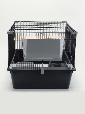 Клетка для шиншилл «Пижон» №11, складная, 80x50x46 см, серая