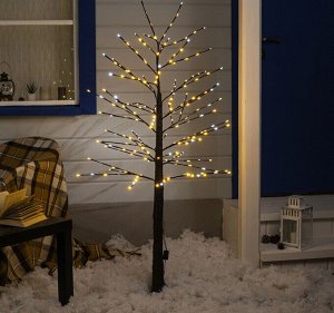 Светодиодное дерево 1.5 м, 224 LED, мерцание, 220 В, свечение белое