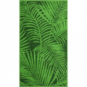 Полотенце махровое Tropical color, 100х150 см, цвет зелёный