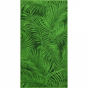 Полотенце махровое Tropical color, 50х90 см, цвет зелёный