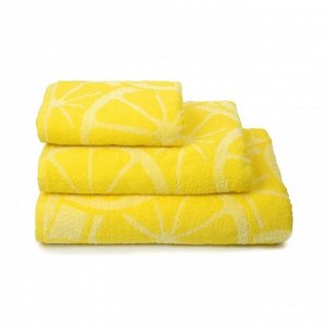 Полотенце махровое Lemon color, 50х90 см, цвет жёлтый