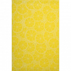 Полотенце махровое Lemon color, 70х130 см, цвет жёлтый