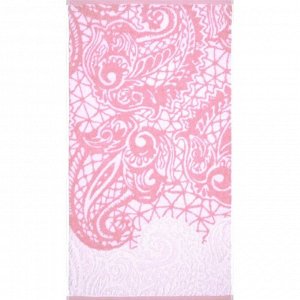 Полотенце махровое Antique lace, 70х130 см, цвет розовый