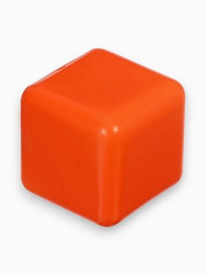 Кубики детские, пластиковые, цветные, 9 штук, 4x4 см