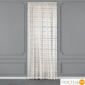 CASSIA ШАТЕЛЬ Тюль на шт.ленте 300х270, 1пр, плстр.,Cassia, КТ