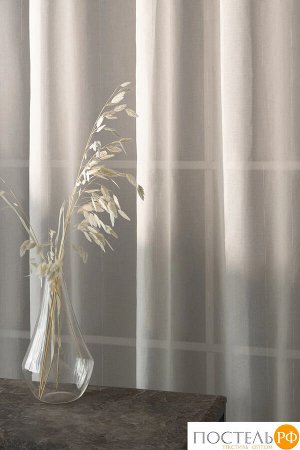 CASSIA ЛИННЕЯ бел Тюль на шт.ленте 300х280, 1пр, плстр., Cassia, КТ