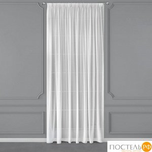 CASSIA ДАФНА бел Тюль на шт.ленте 300х300, 1пр, плстр.