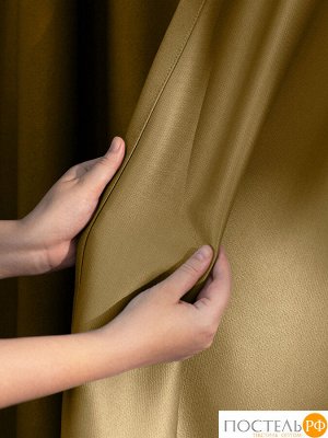 CASSIA ОРТОН корич Комплект штор 240х270-2, 2пр, плстр, КТ