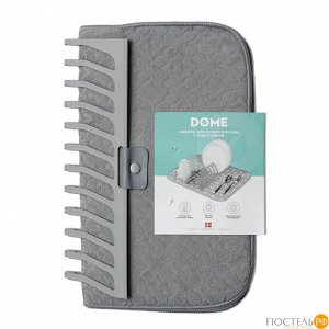 DOME АССЕНС зел. Коврик с подставкой для посуды 35,5х46 см, 1 пр.