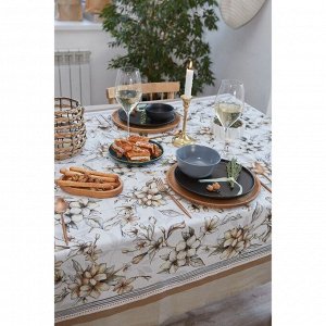 Скатерть "Этель" Floral mood 110х147 см, 100 % хлопок, репс 210 гр/м2