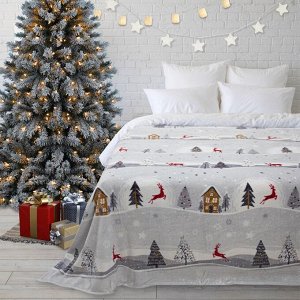 "Happy Family" Покрывало "Новогодняя сказка" 200х220см