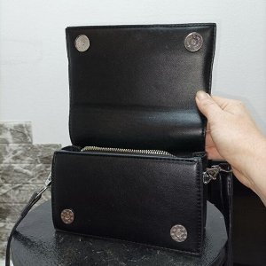 Сумка чёрная классическая женская