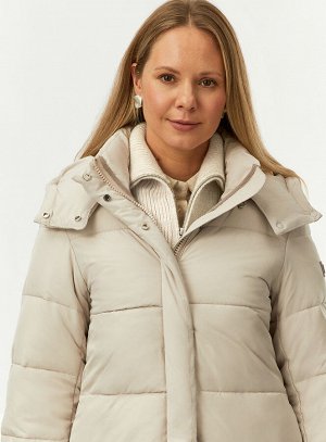 Куртка длинная с капюшоном