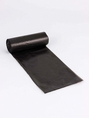 Мешки для мусора 35 л, ПНД, 10 мкм, 30 шт. в рулоне, чёрные