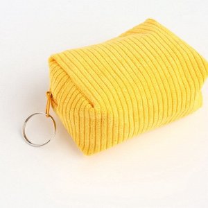 Кошелёк-монетница на молнии, 9x4.5x6 см, яркий/МИКС