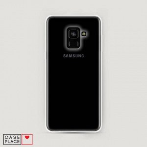 Силиконовый чехол без принта на Samsung Galaxy A8 2018