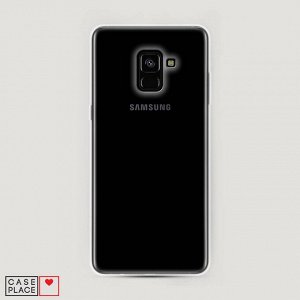 Силиконовый чехол без принта на Samsung Galaxy A8 Plus 2018
