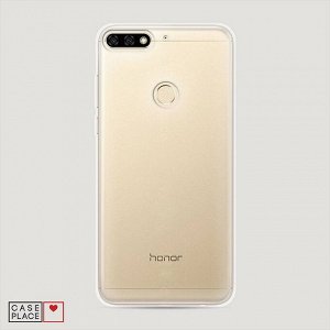 Силиконовый чехол без принта на Huawei Honor 7C