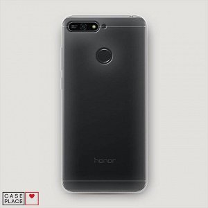 Силиконовый чехол без принта на Huawei Honor 7A Pro