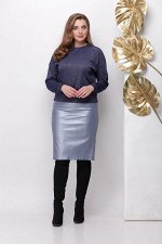 Michel chic 1141 синий, Джемпер,  Юбка