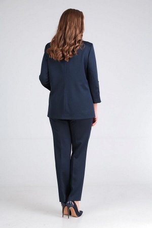 Блуза, брюки, жакет Lady Line Артикул: 455 синий