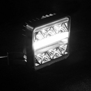Противотуманная фара, 12 В, 50 LED, IP67, 102 Вт, 12 В, направленный свет