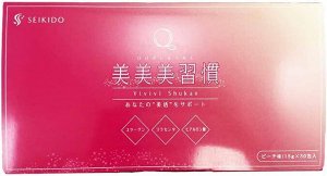 SEIKIDO Vivivi Shukan Collagen Jelly Sticks - коллагеновые желейные стики с плацентой