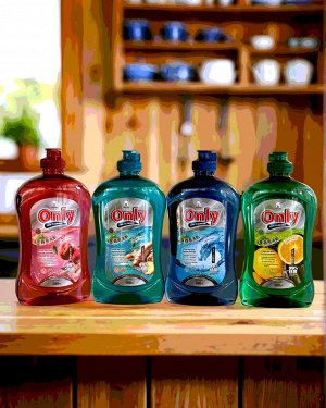 Средство для мытья посуды ONLY ONE CLEANER Активная сода 500 мл