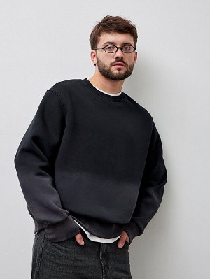 Джемпер мужской черный с градиентом