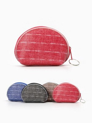 Кошелёк-монетница на молнии 10x2.5x8.5 см, МИКС