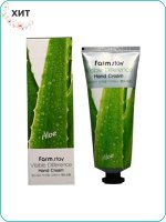 Farm Stay Visible Difference hand cream Aloe Крем для рук с экстрактом алое 100мл Ю. Корея