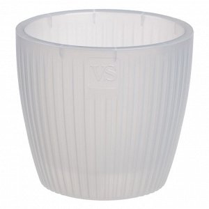 Горшок с дренажной системой Эви VipSet 1,5л небесный, пластик