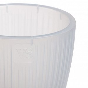 Горшок с дренажной системой Эви VipSet 1,5л небесный, пластик