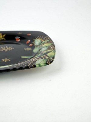 Тарелка плоская новогодняя «Зимние истории», 20x20 см