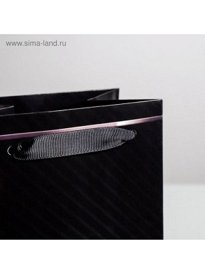 Пакет подарочный ламинированный под бутылку, упаковка, Special for you, 13x35x10 см