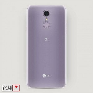 Силиконовый чехол Прозрачный на LG Q7 (Plus, Alpha)