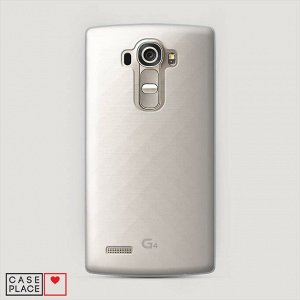 Пластиковый чехол Прозрачный на LG G4s (H736)