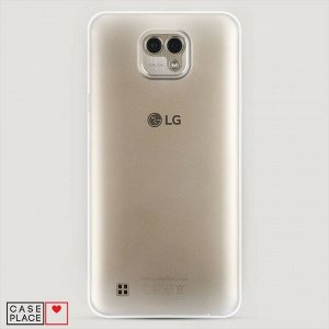 Силиконовый чехол Прозрачный на LG X Cam