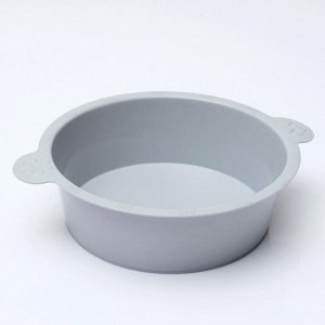 Миска для собак, круглая, 3 л, микс цветов
