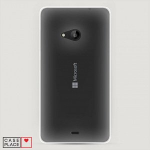 Силиконовый чехол без принта на Microsoft Lumia 535