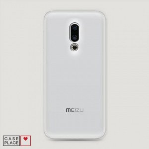 Силиконовый чехол без принта на Meizu 16