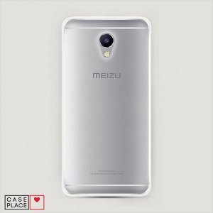 Силиконовый чехол без принта на Meizu M5 Note