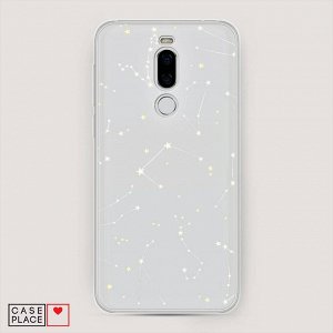 Cиликоновый чехол Созвездия на Meizu X8