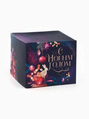 Подарочный набор «С Новым годом»: чай 50 г, крем-мёд с грецким орехом, 120 г