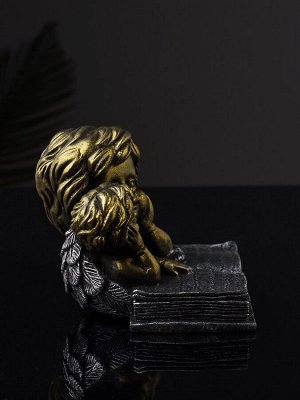 Фигурка полистоун «Ангелы с книгой», 9.5x11x9.7 см