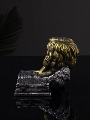 Фигурка полистоун «Ангелы с книгой», 9.5x11x9.7 см