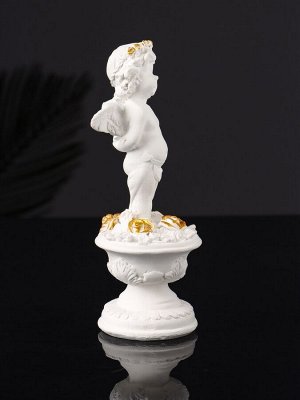 Набор: фигурка «Ангел и сердце», подставка для мелочей, 12x20x10 см