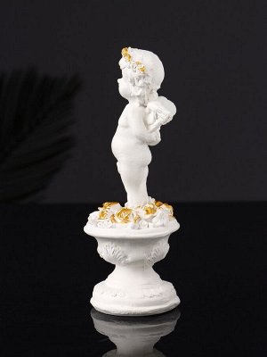 Набор: фигурка «Ангел и сердце», подставка для мелочей, 12x20x10 см
