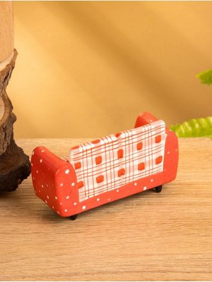 Мебель для кукол «Кресло», 10x4x5.5 см, дерево, красная
