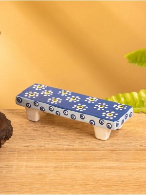 Мебель для кукол «Столик с ромашками», 10x2x3 см, дерево, голубая